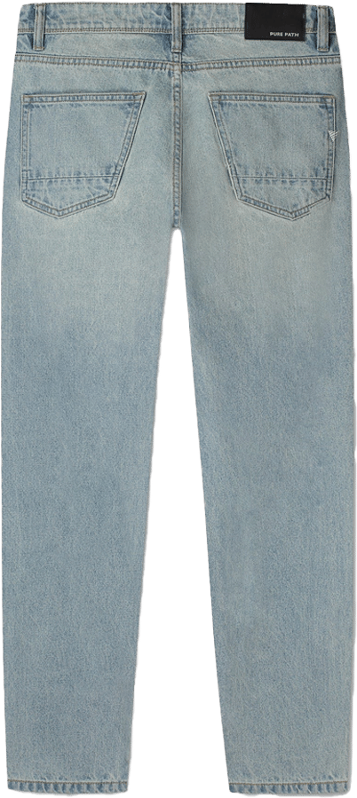 Pure Path Pure Path The Aiden Loose Fit Jeans Blauw