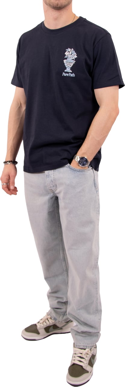 Pure Path The Aiden Loose Fit Jeans Blauw