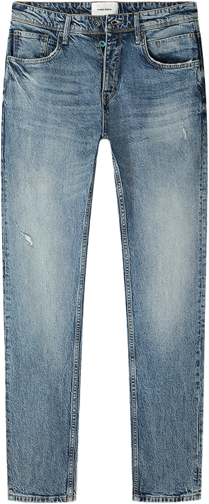 Pure Path Pure Path The Ryan Slim Fit Jeans Blauw
