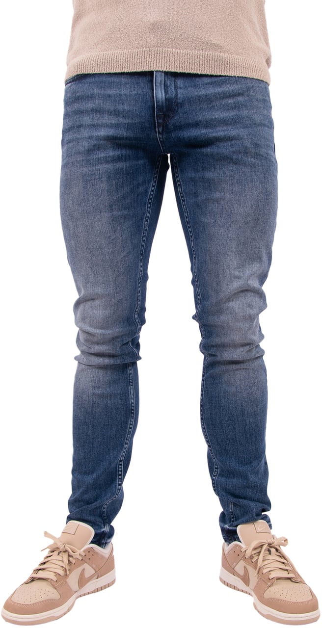 Pure Path The Jone Skinny Fit Jeans Blauw