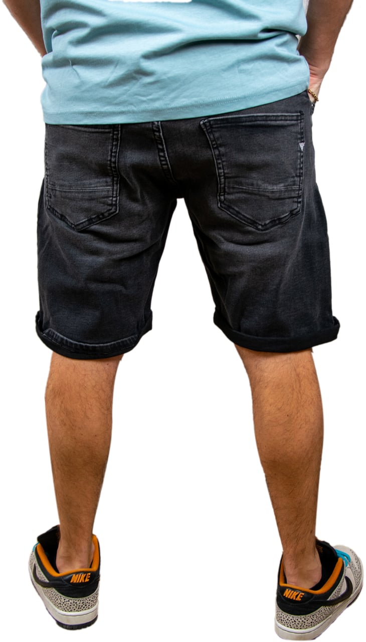 Pure Path The Miles Slim Fit Denim Short Grijs
