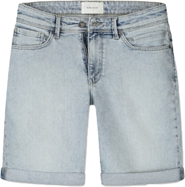 Pure Path Pure Path The Miles Slim Fit Denim Short Blauw