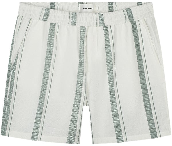 Pure Path Pure Path Regular Fit Casual Shorts Beige