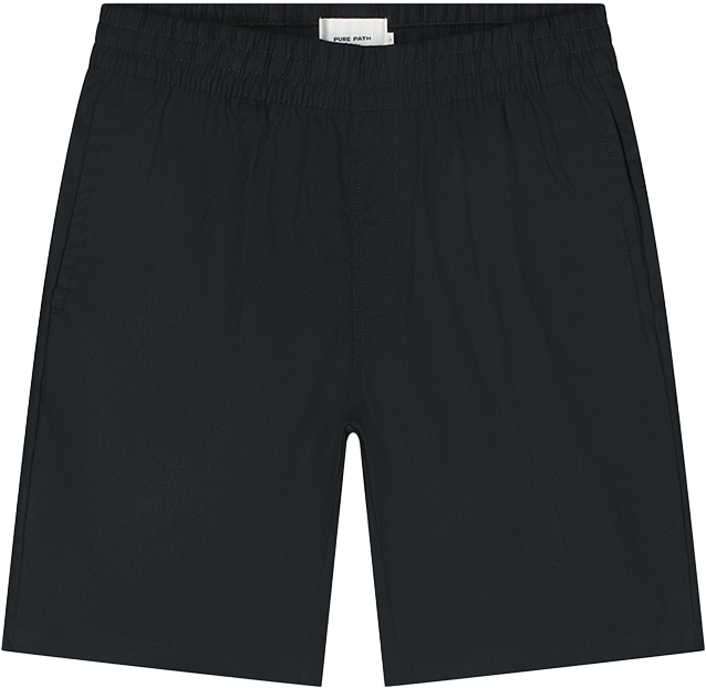 Pure Path Pure Path Regular Fit Casual Shorts Zwart