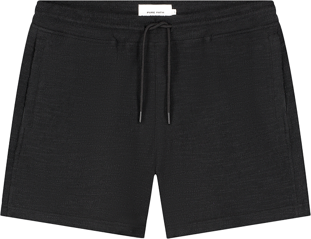 Pure Path Pure Path Regular Fit Casual Shorts Zwart