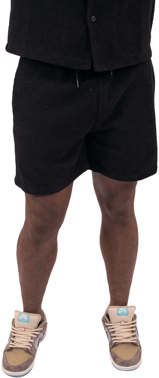 Pure Path Pure Path Honeycomb Shorts Zwart