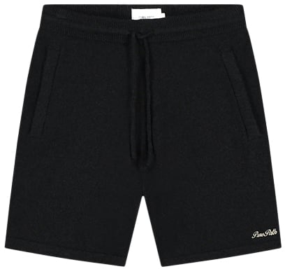 Pure Path Towel Soft Boucle Knitted Shorts Zwart