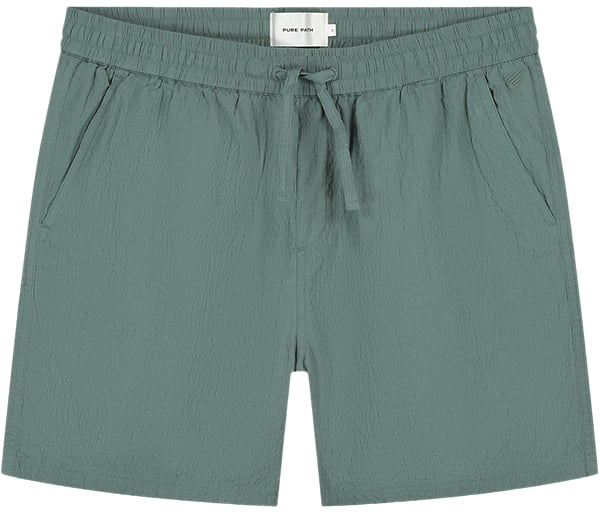 Pure Path Regular Fit Pull On Shorts Groen