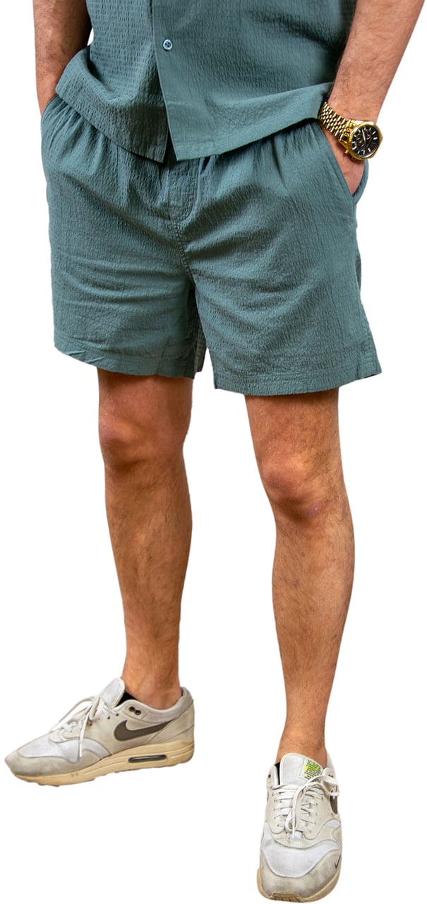 Pure Path Regular Fit Pull On Shorts Groen