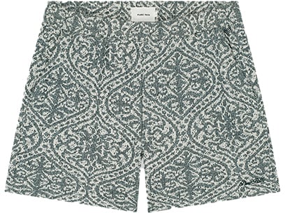 Pure Path Jacquard Pattern Shorts Groen