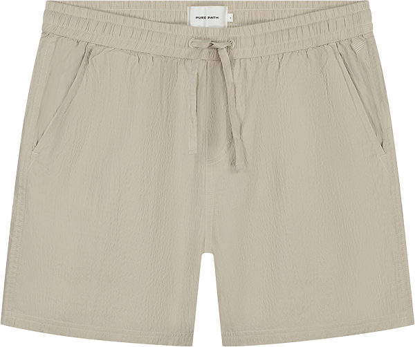 Pure Path Pure Path Regular Fit Pull On Shorts Beige