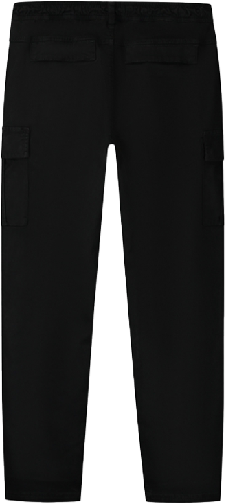 Pure Path Pure Path Regular Fit Pants Cargo Zwart