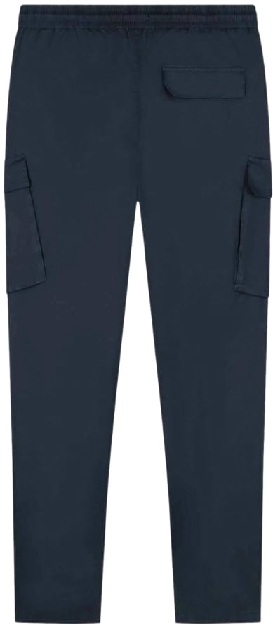 Pure Path Cotton Stretch Cargo Pants Blauw