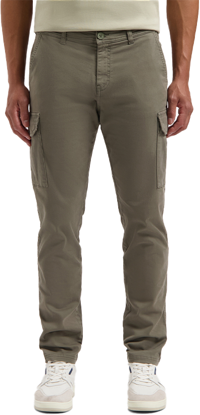 Pure Path Pure Path Regular Fit Pants Cargo Groen
