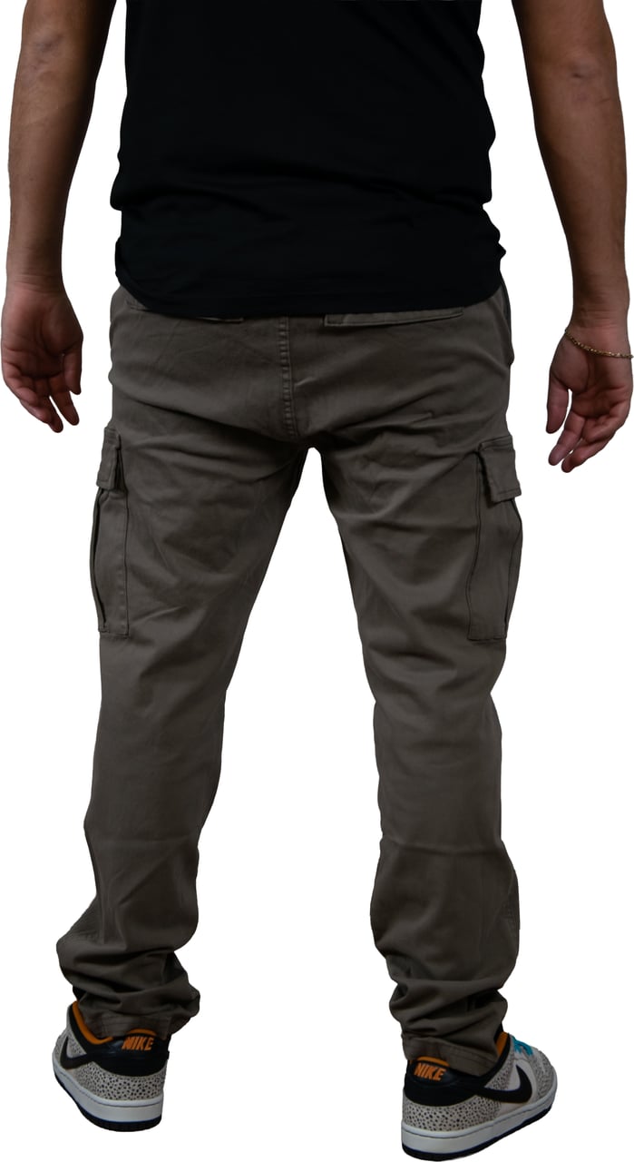 Pure Path Pure Path Regular Fit Pants Cargo Groen
