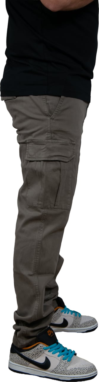 Pure Path Pure Path Regular Fit Pants Cargo Groen