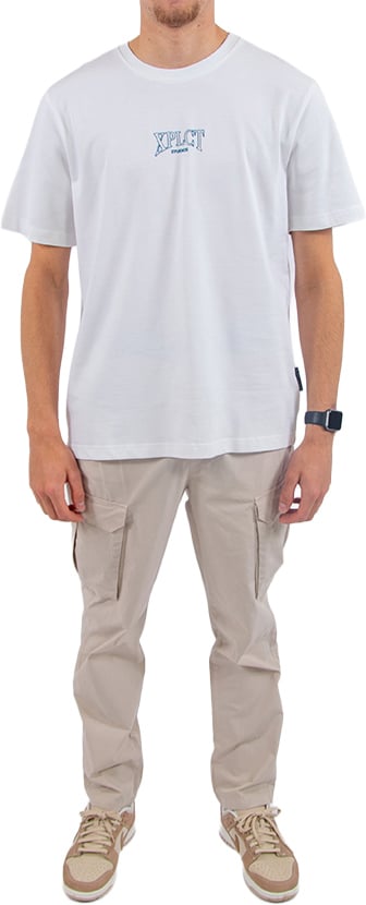 Pure Path Cotton Stretch Cargo Pants Beige