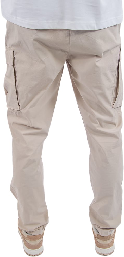Pure Path Cotton Stretch Cargo Pants Beige