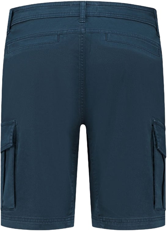 Pure Path Pure Path Garment Dye Cargo Short Blauw