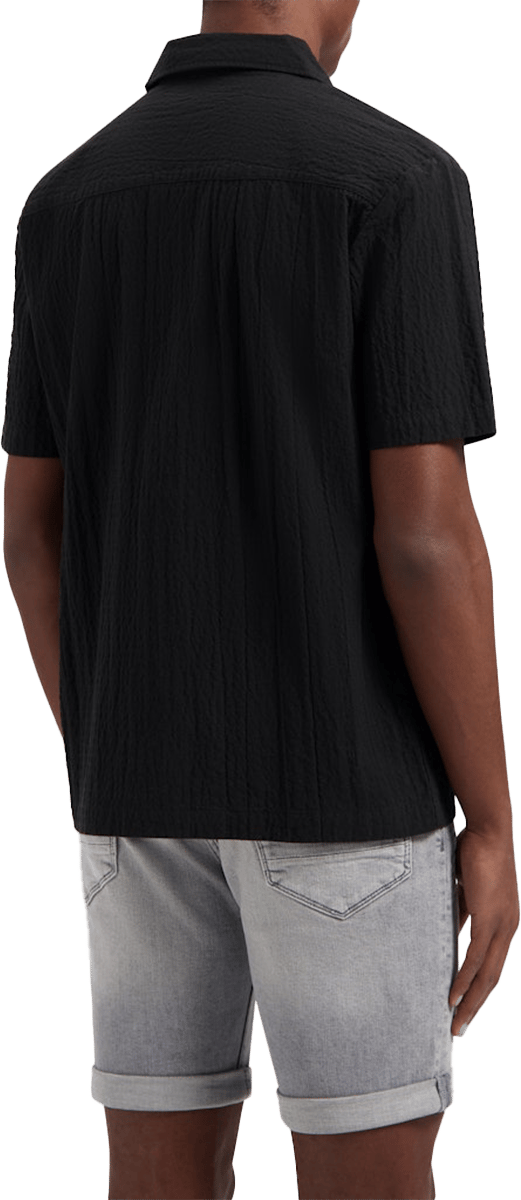 Pure Path Pure Path Overshirt Korte Mouw Zwart