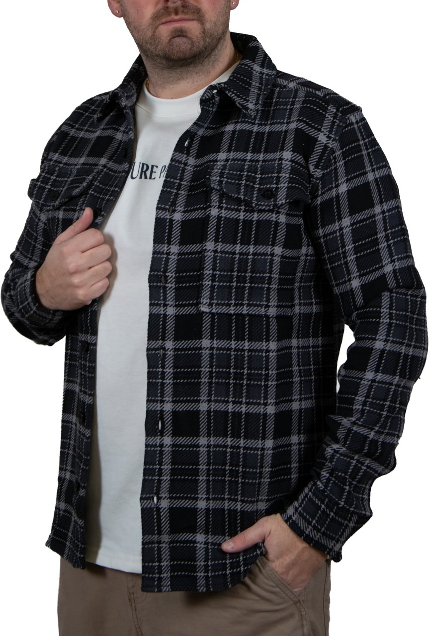 Pure Path Overshirt Grijs