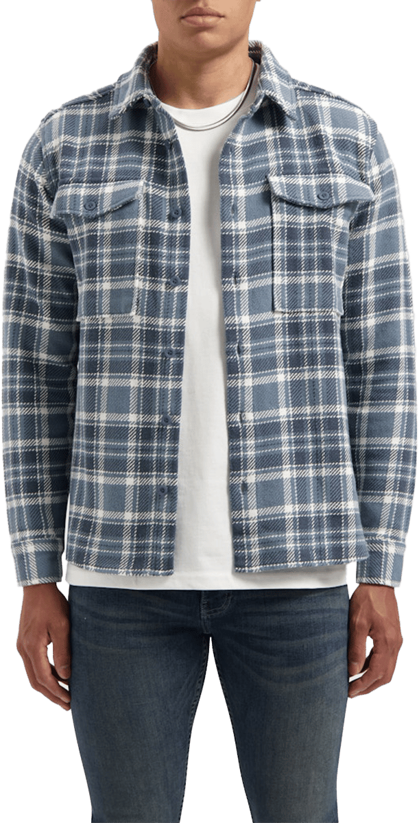 Pure Path Pure Path Overshirt Blauw