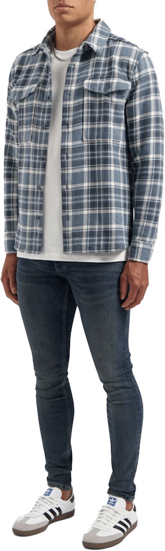 Pure Path Pure Path Overshirt Blauw