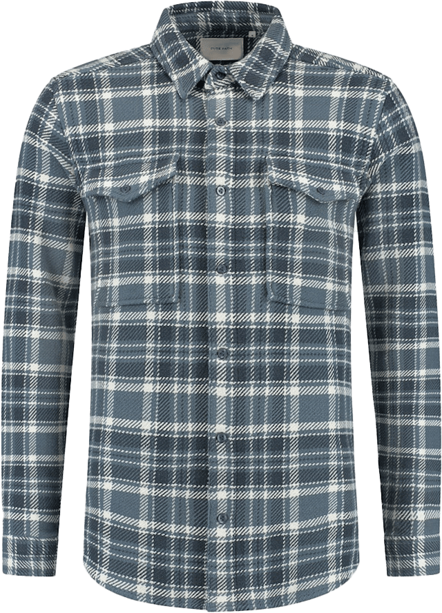 Pure Path Pure Path Overshirt Blauw