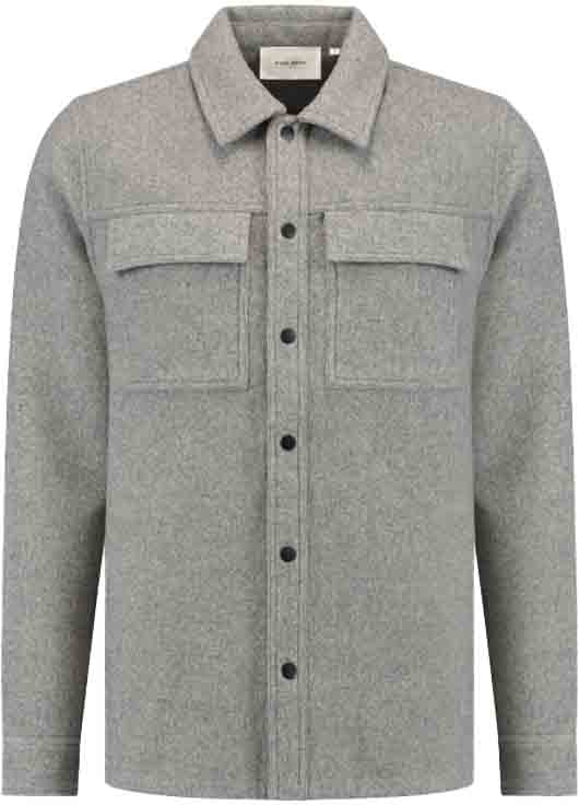 Pure Path Regular Fit Shirts Over Grijs