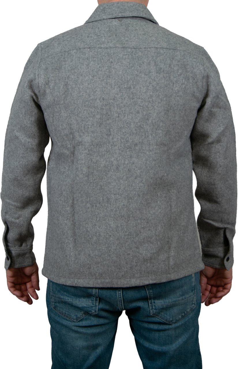 Pure Path Regular Fit Shirts Over Grijs
