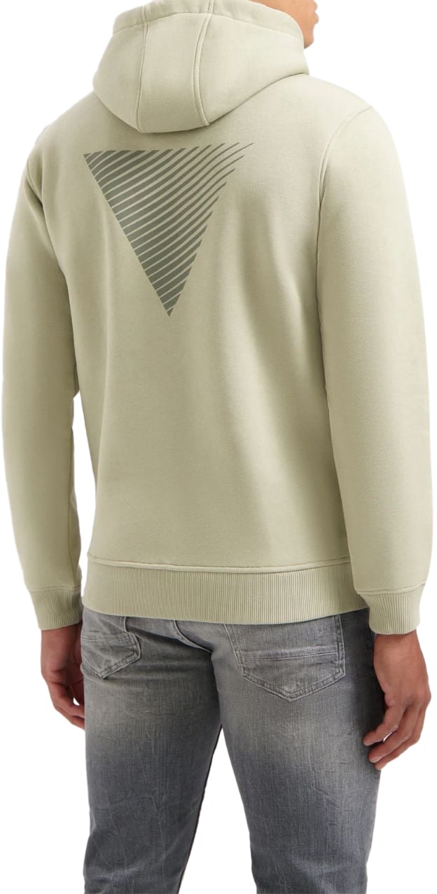 Pure Path Pure Path Essential Logo Hoodie LT Army Groen