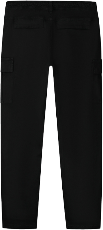 Pure Path Pure Path Regular Fit Pants Cargo Zwart
