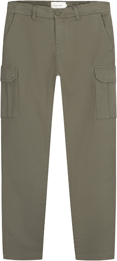 Pure Path Pure Path Regular Fit Pants Cargo Groen