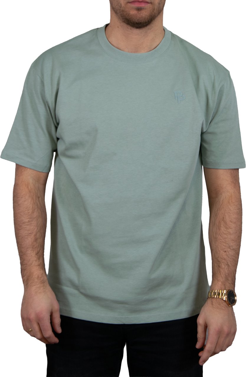 Pure Path Loose Fit Crewneck SS T-Shirts Groen