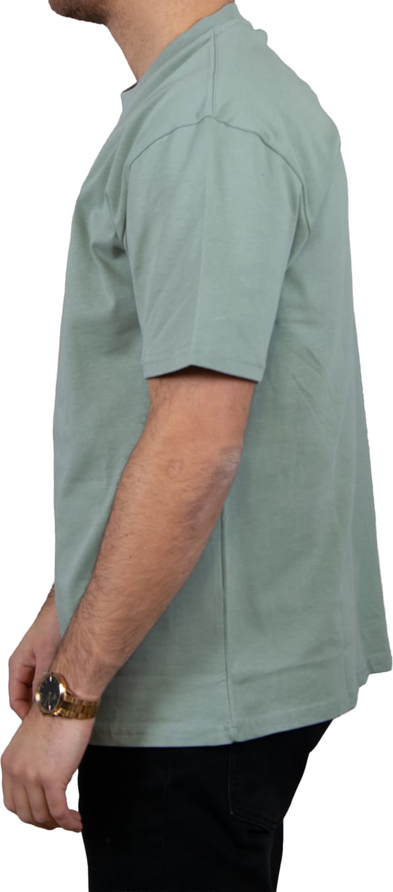 Pure Path Loose Fit Crewneck SS T-Shirts Groen