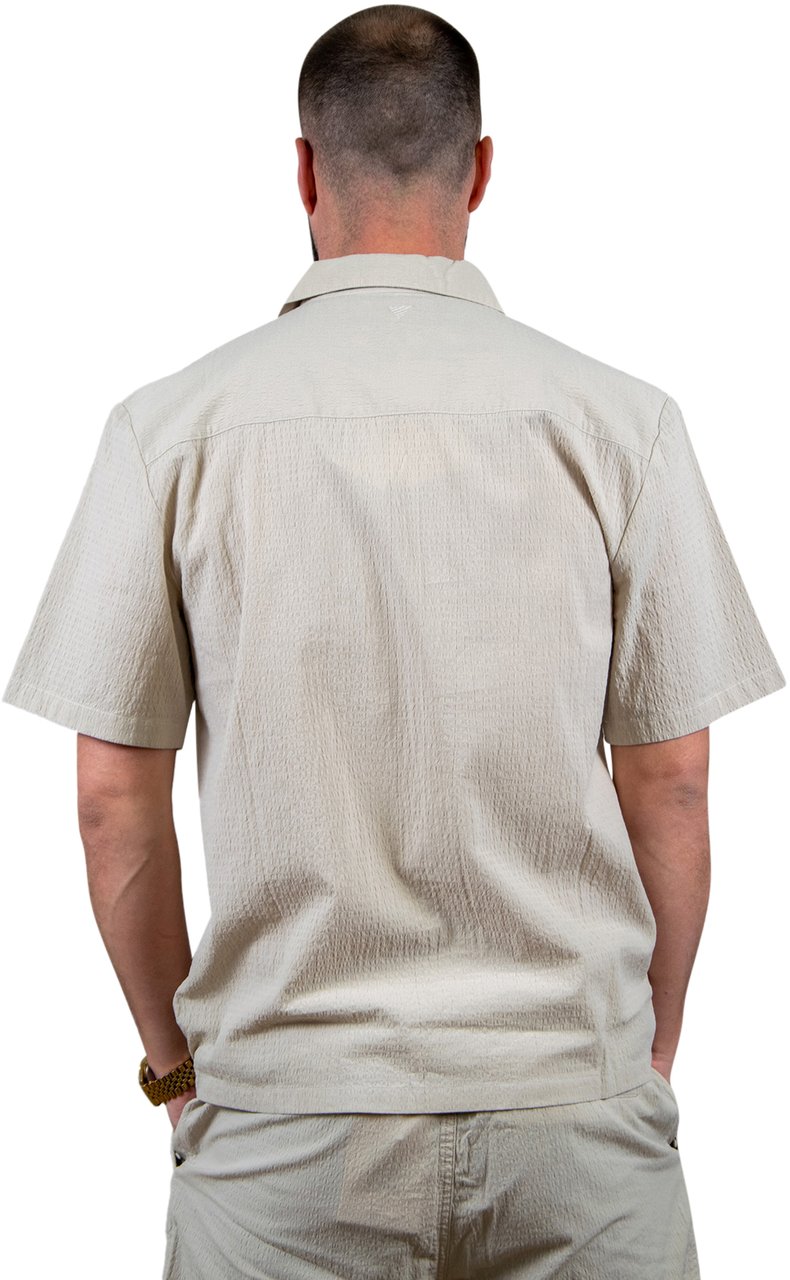 Pure Path Regular Fit Shortsleeve Shirts Beige