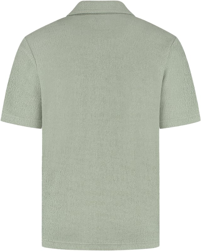Pure Path Regular Fit Shortsleeve Shirt Groen
