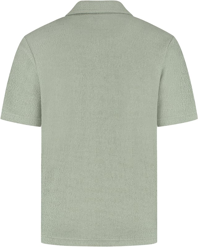 Pure Path Pure Path Regular Fit Shortsleeve Shirt Groen