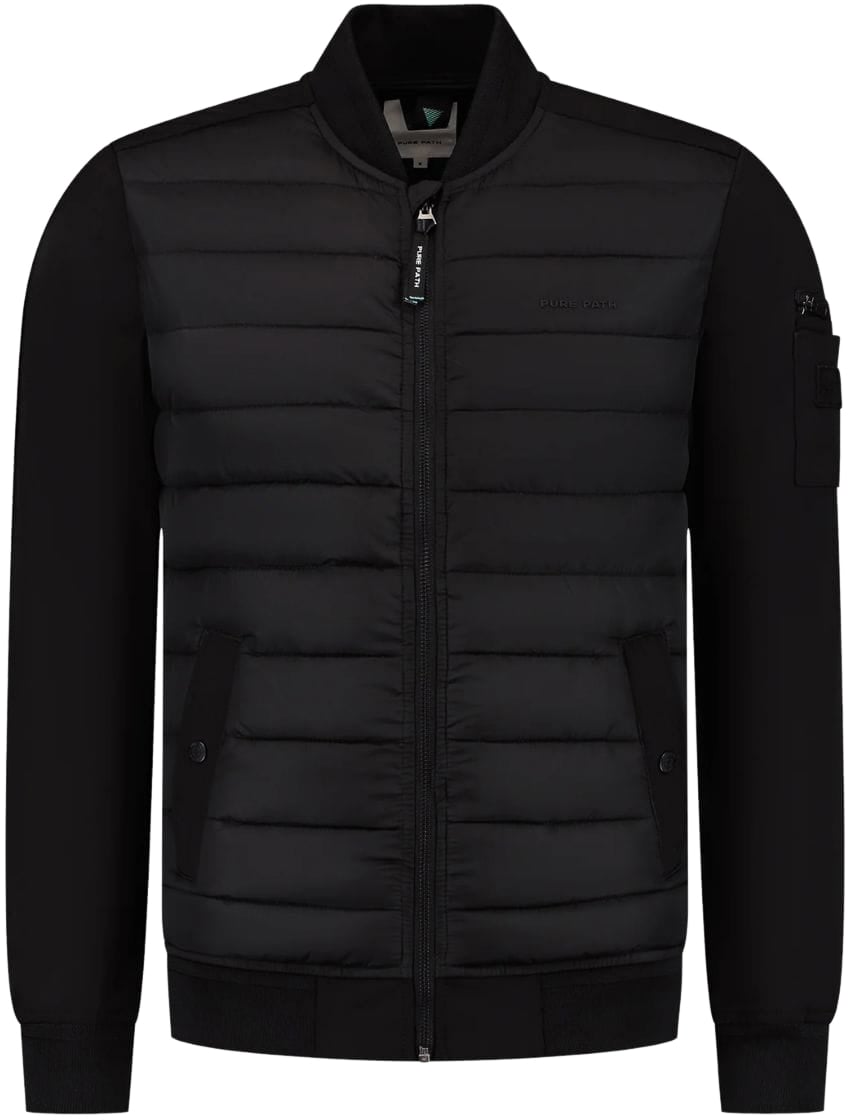 Pure Path Pure Path Soft Shell Jacket Black Zwart