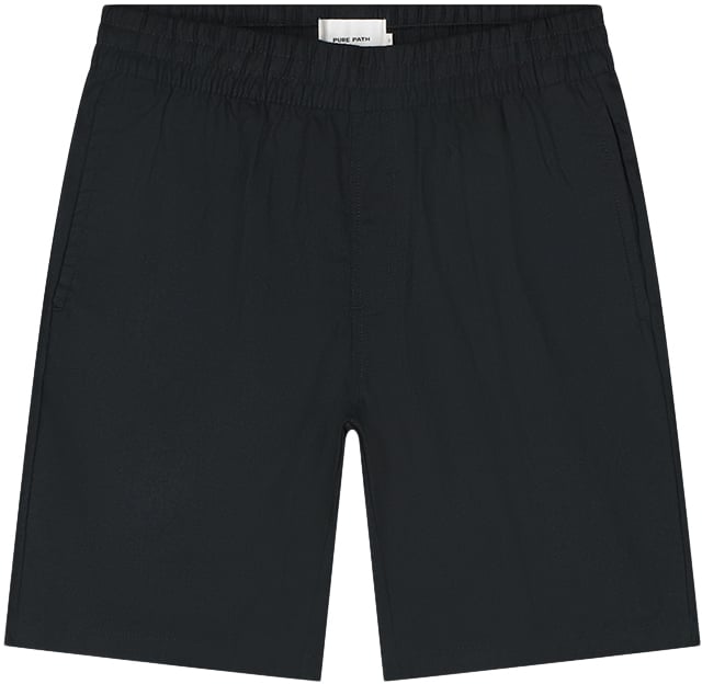 Pure Path Regular Fit Casual Shorts Zwart