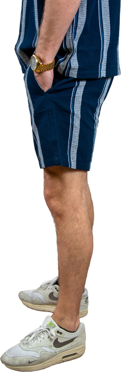 Pure Path Regular Fit Casual Shorts Blauw