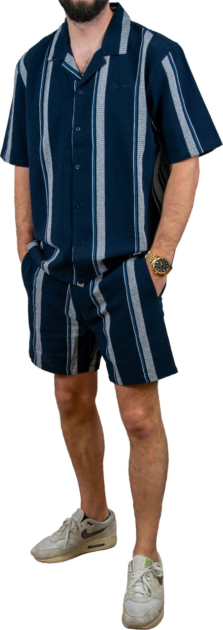 Pure Path Regular Fit Casual Shorts Blauw