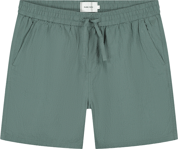 Pure Path Pure Path Regular Fit Pull On Shorts Groen