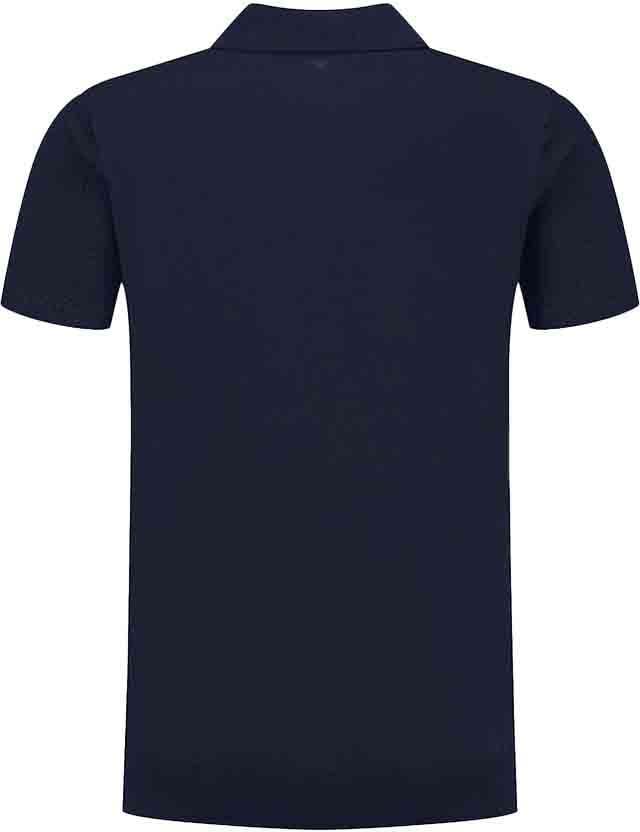 Pure Path Regular Fit Polo SS Knitwear Blauw