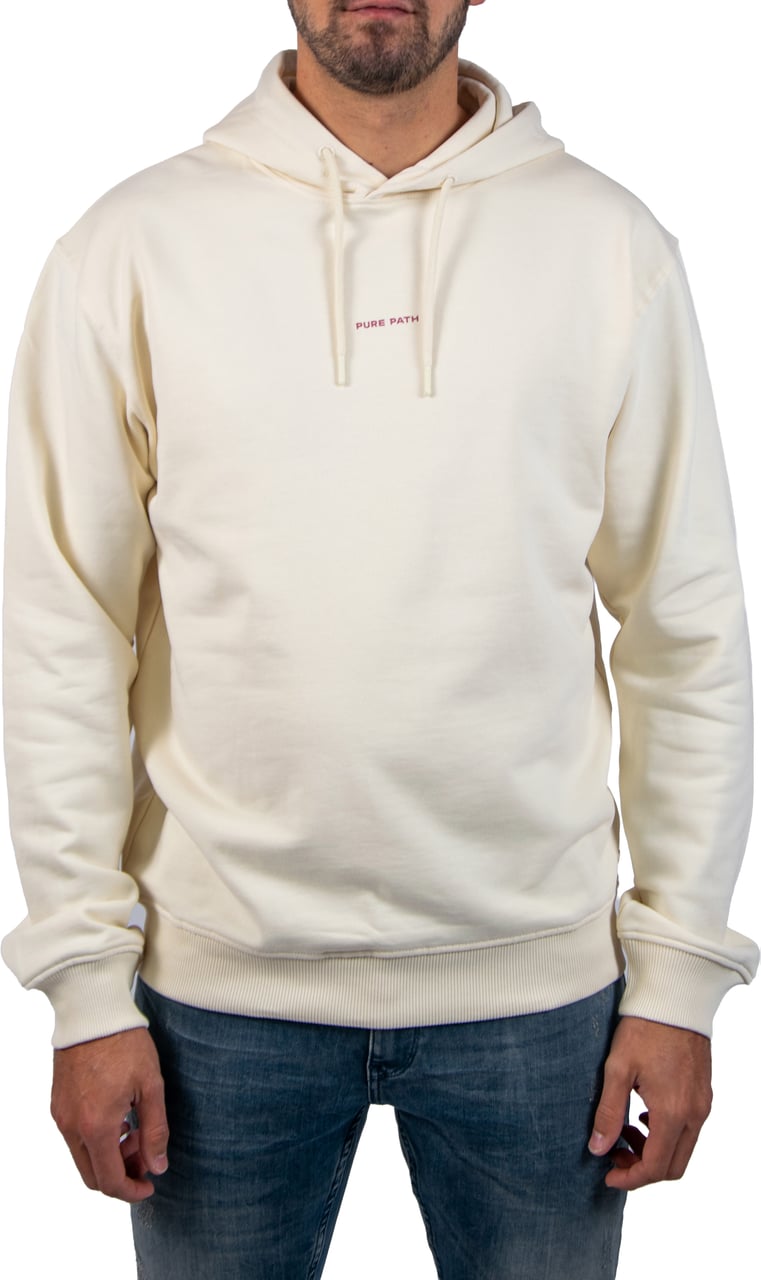 Pure Path Loose Fit Hoodie LS Sweaters Beige