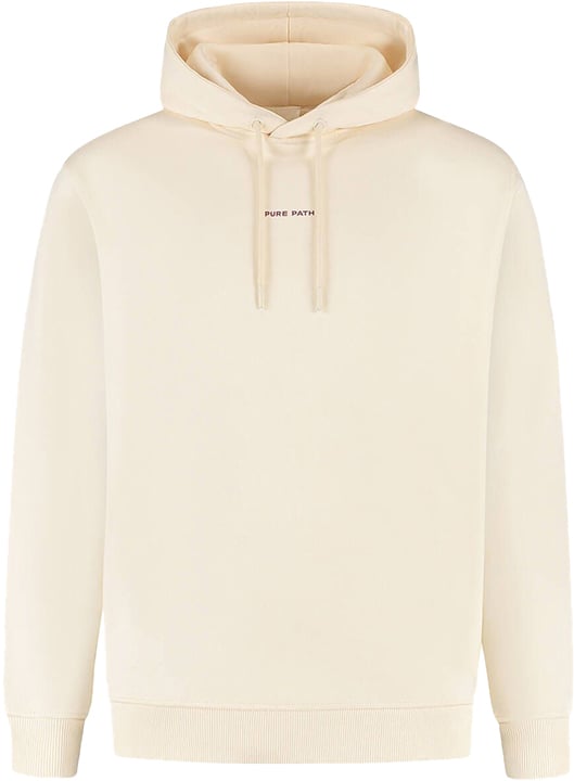 Pure Path Pure Path Loose Fit Hoodie LS Sweaters Beige