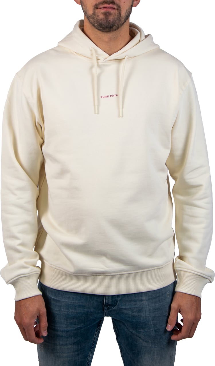 Pure Path Pure Path Loose Fit Hoodie LS Sweaters Beige