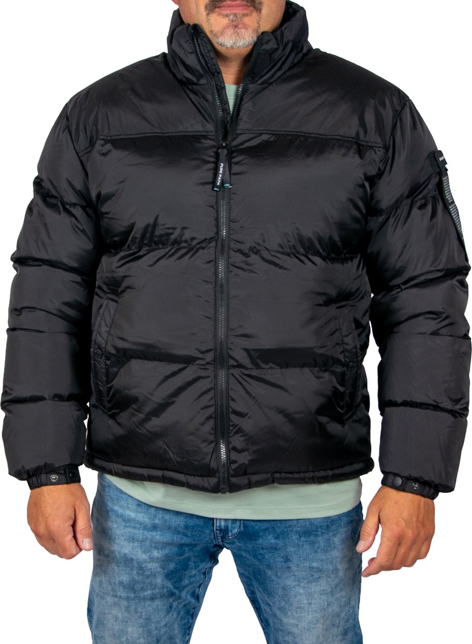 Pure Path Activewear Padded Jacket Zwart