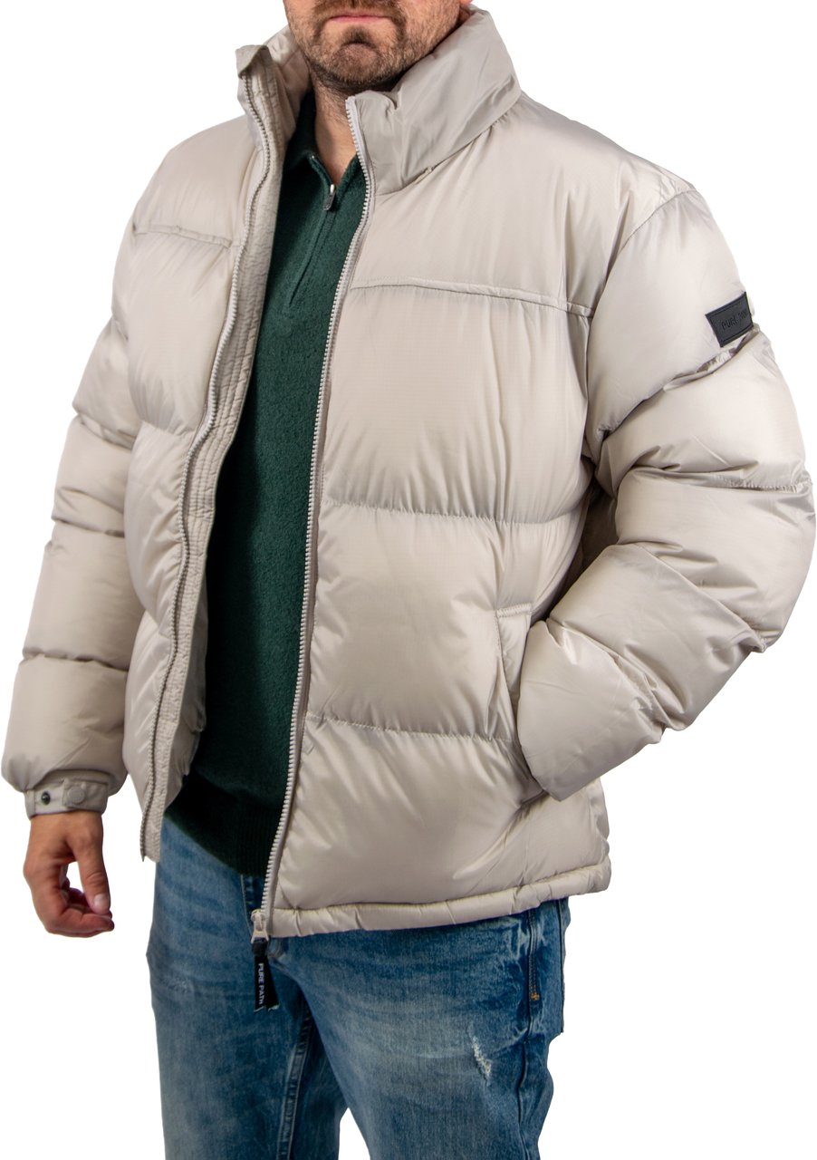 Pure Path Activewear Padded Jacket Grijs