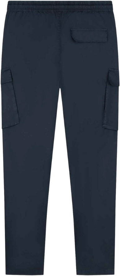 Pure Path Pure Path Cotton Stretch Cargo Pants Blauw